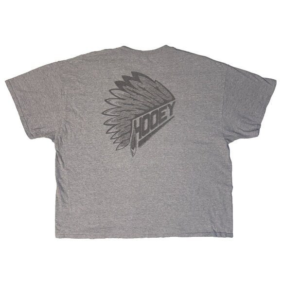 Hooey Cowboy Tonal Headdress Gray Graphic Tshirt - 2XL - Picture 1 of 5